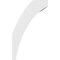 Ekena Millwork 4-in. W x 6-in. D x 10-in. H Thorton Architectural Grade PVC Knee Brace BRCP04X06X10THR - alternate 2